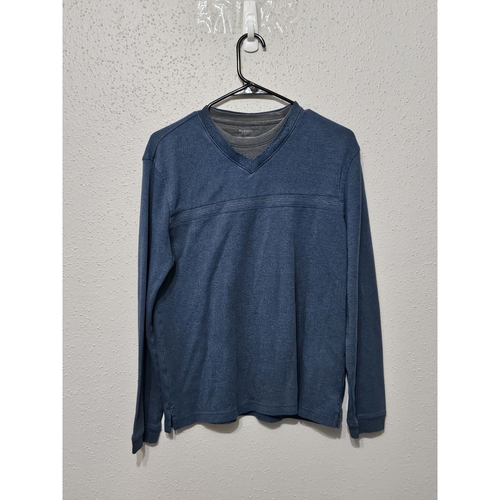 Van Heusen Men's Blue long sleeve crewneck sweater Size M‎